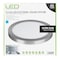 Feit Electric Feit EDGELIT 1.1 in. H X 15 in. W X 15 in. L Nickel Silver LED Flat Panel Light Fixture FP15/4WY/NK - alternate 2